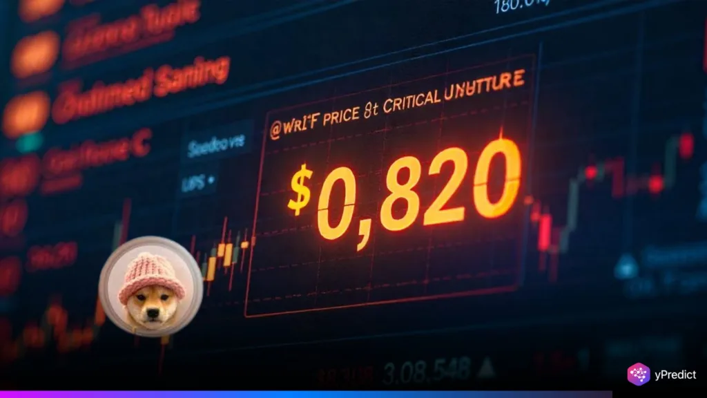 WIF Price Rejected at $0.920, Can Bulls Hold the $0.820 Support?