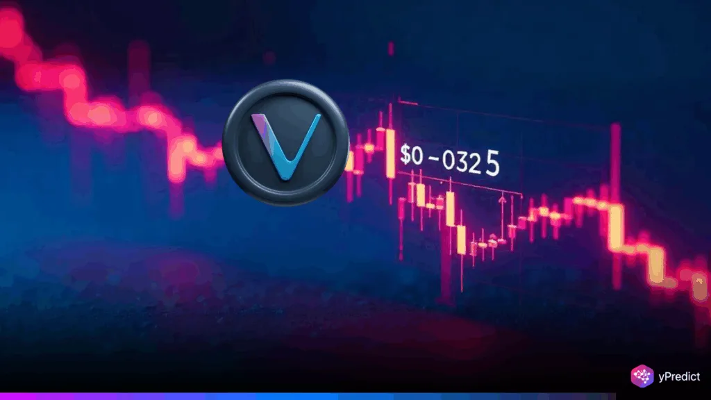 VET Price Rejected at $0.0325, Slips Back Toward $0.0300