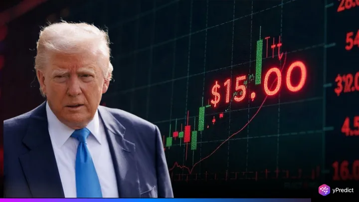 $TRUMP Price Rejects $15.00 Again, Holds Steady Above $14.00