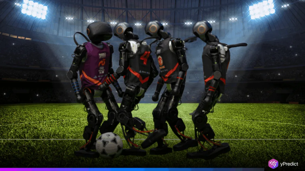 Humanoid robot soccer