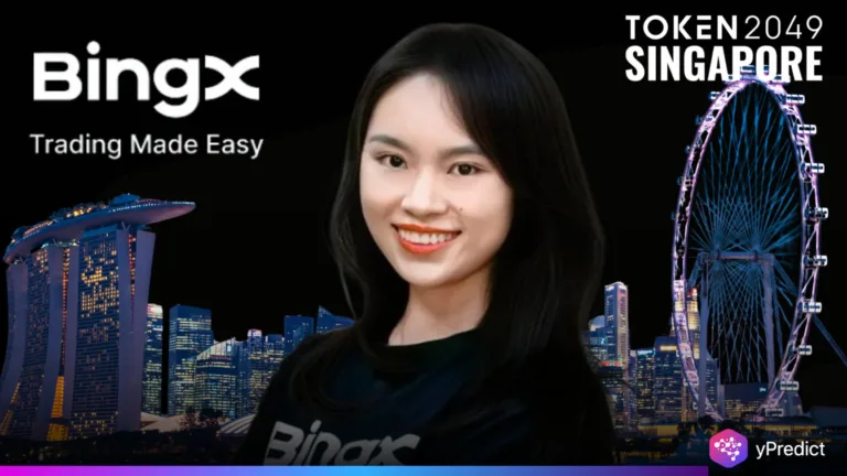 Vivien Lin Leads BingX Vision at TOKEN2049 Event